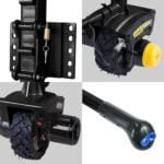 Mini Mover Gen3 12V 550W Electric Motorised Jockey Wheel – Black