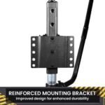 Mini Mover Gen3 12V 550W Electric Motorised Jockey Wheel – Black