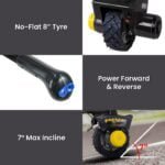 Mini Mover Gen3 12V 550W Electric Motorised Jockey Wheel – Black