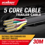 30m x 5-Core Trailer Wire Cable