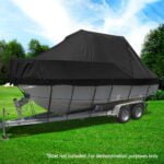 Seamanship Boat Cover 25-27ft Heavy Duty Black