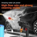 Electric Car Pressure Washer with 2 Batteries
