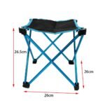 Folding Mini Camping Stool – Blue