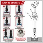 SEDY 9Pcs Inner Bearing Puller Set