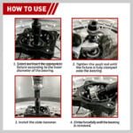 SEDY 9Pcs Inner Bearing Puller Set