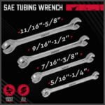 SEDY 4Pc Flare Nut Spanner Set SAE
