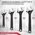 SEDY 4Pc Adjustable Wrench Set