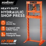 HORUSDY 12T Hydraulic Shop Press