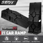 SEDY 2Pcs 2 Ton Heavy Duty Car Ramps