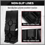 SEDY 2Pcs 2 Ton Heavy Duty Car Ramps