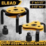 ELEAD 2Pcs Oil Filter Wrench Set