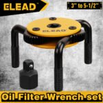 ELEAD 3″ to 5-1/2″ Oil Filter Wrench Set