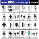845PCS Car Retainer Clips Kit