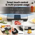 Devanti 5-Mode Food Vacuum Sealer Machine with 4 x 28cm Sealer Rolls
