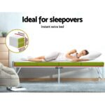 Single Bed Four-Fold Camping Mattress – Green