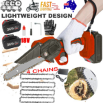 6″ Mini Cordless Electric Chainsaw
