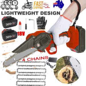 6" Mini Cordless Electric Chainsaw