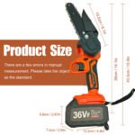 6″ Mini Cordless Electric Chainsaw