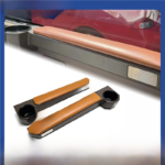 Toyota 70-Series Landcruiser Armrests with Cup Holders – Brown Leather