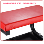 Padded Rolling Creeper Mechanics Roller Seat with Tray