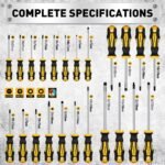 140Pcs Magnetic Screwdriver and Hex Key Set