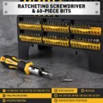 140Pcs Magnetic Screwdriver and Hex Key Set
