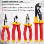 Magnetic Insulated Screwdriver Pliers Set