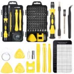 122-in-1 Precision Screwdriver Tool Kit – Yellow