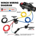 X-BULL 5000LBS 12V Electric Winch with Synthetic Rope