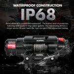 X-BULL 5000LBS 12V Electric Winch with Synthetic Rope