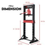 20-Ton Hydraulic Workshop Press