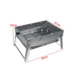 Portable Stainless Steel Charcoal BBQ