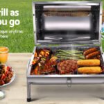 Stainless Steel Barrel Charcoal Smoker BBQ