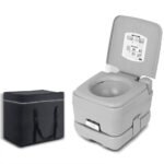 10L Outdoor Portable Camping Toilet with Carry Bag
