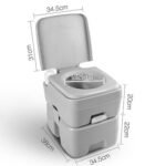20L Outdoor Portable Camping Toilet