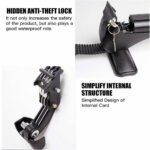 100cm Universal Aluminium Lockable Roof Rack Cross Bars