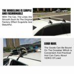 100cm Universal Aluminium Lockable Roof Rack Cross Bars
