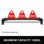 115cm Universal Aluminium Lockable Roof Rack Cross Bars
