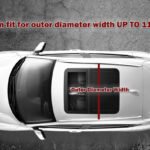 125CM Universal Adjustable Aluminium Cross Bars with Lock