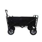 Foldable Collapsible Camp Trolley – Black
