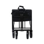 Foldable Collapsible Camp Trolley – Black