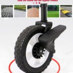 Foldable Collapsible Camp Trolley with Brake – Black