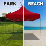 3x3m Pop Up Gazebo – Red