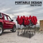 3x3m Pop Up Gazebo – Red