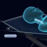 Luxury Camping Stretcher with Mattress – Navy