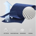 Luxury Camping Stretcher with Mattress – Navy