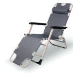 Reclining Outdoor Camping Chair – Grey