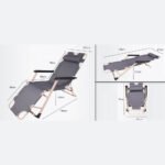 Reclining Outdoor Camping Chair – Grey