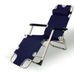Reclining Outdoor Camping Chair – Navy