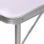 Aluminium Folding Picnic Table with 4 Foldable Stools